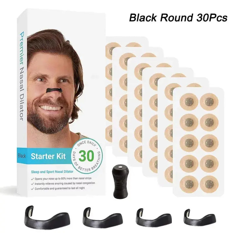 15/30days Magnetic Nasal Breathing Dilators Starter Kit for Nose Improve Sleep Quality Snoring Anti Snoring Sleep Mouth Tape - My Hashtag Shop