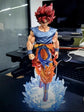 JT Statue Dragon Ball Z Son Goku Figure Goku Blue Jt Led Base Super Saiyan Action Figures Collection Model Luminous Toy Gift - HASHTAG