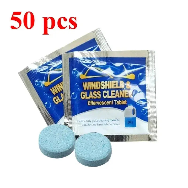ISGTDRM Solid Cleaner Car Windscreen Cleaner Effervescent Tablet Auto Wiper Glass Solid Cleaning Concentrated Tablets Detergent - My Hashtag Shop