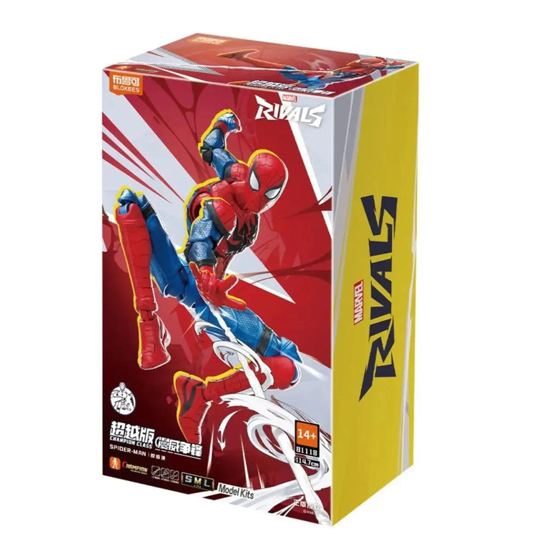 Blokees Marvel Champion Class Figures Spider-Man Venom Action Figures Movable Toys Assembled Model Gift - HASHTAG