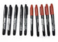 6 PCS Permanent Marker Pen Manga Drawing Markers Black Blue Red Waterproof Ink Sketch Pens Stationery Art School Supplies - HASHTAG