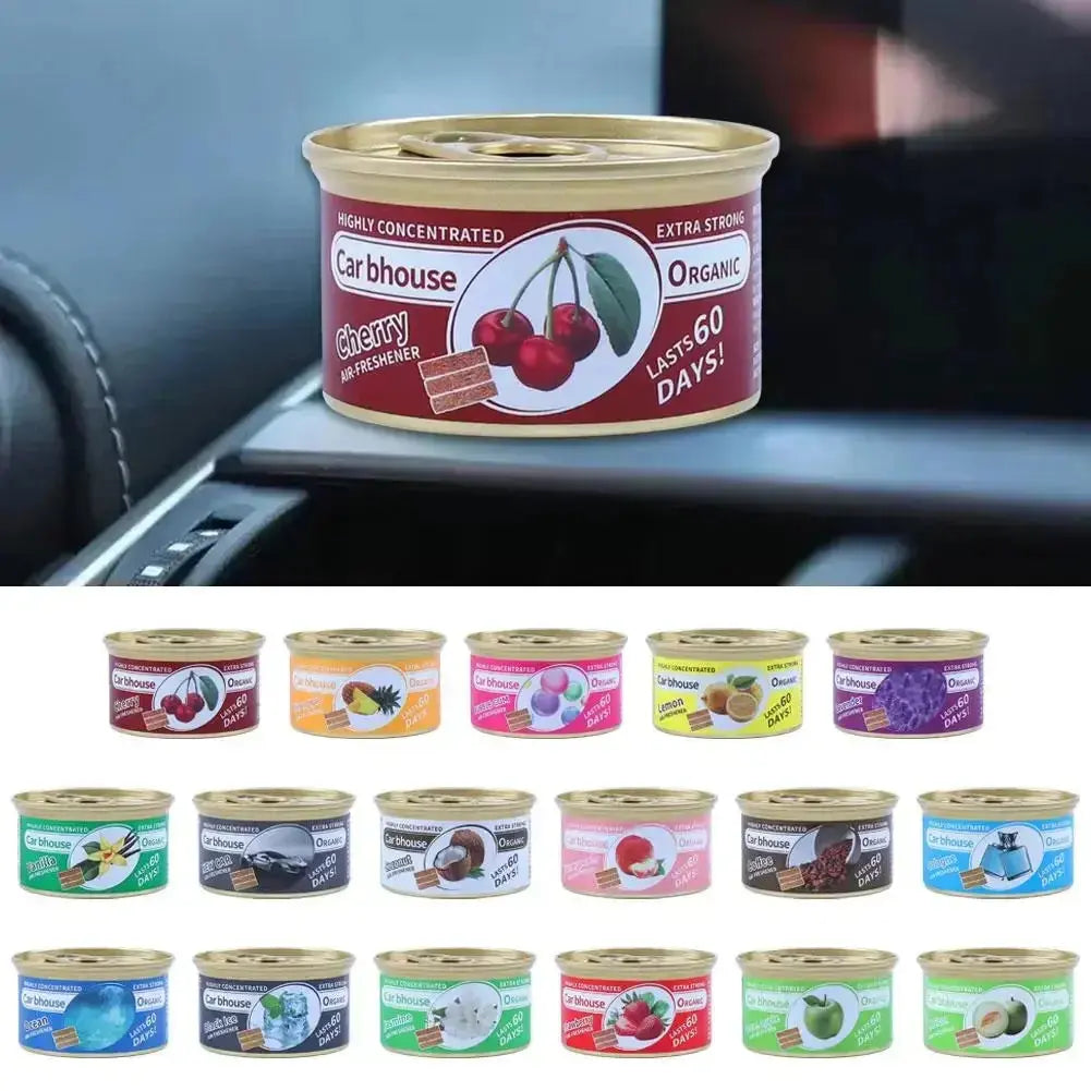 Auto Supplies Canned Wood Blocks Car Air Fresheners Perfume Coffee Flavor Explosion Car Foreign Aromatherapy Deodorant Supplies HASHTAG