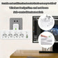 EU plug and socket, 4-pole socket, multifunctional wall plug, with or without extension cords or USB and Type-C interfaces