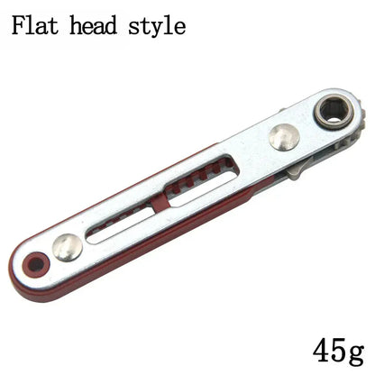 Multifunctional Bidirectional Forward and Reverse Ratchet Screwdriver Elbow Flat Head Wrench Cross Screwdriver Slotted Tool - HASHTAG