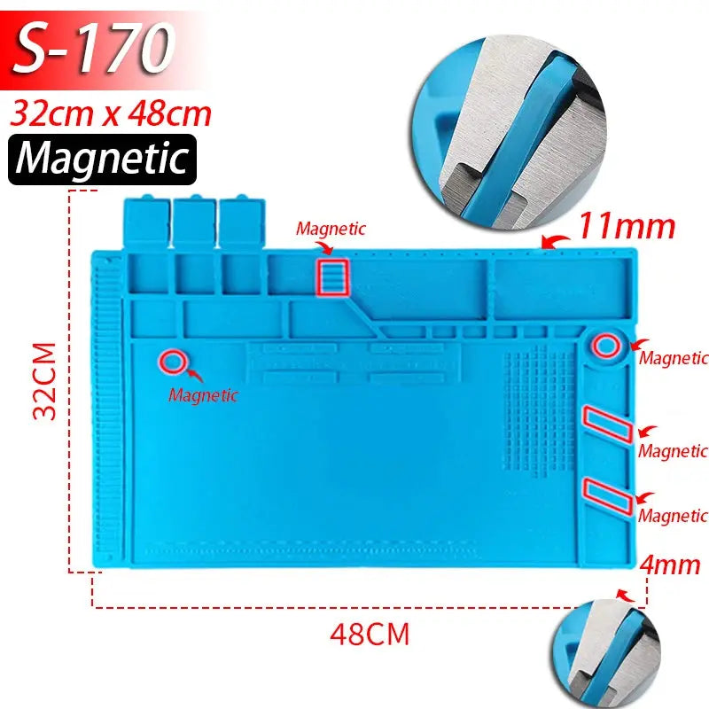 Tappetino per stazione di saldatura, tappetino da lavoro in silicone resistente - My Hashtag Shop