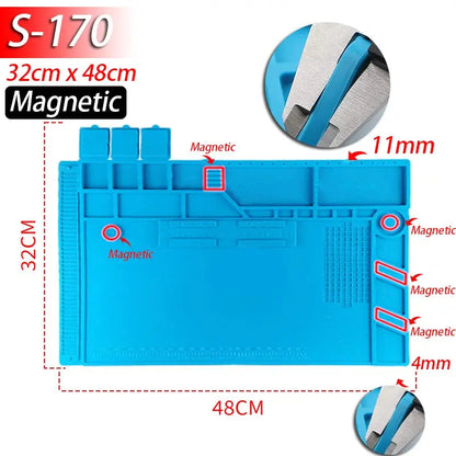 Tappetino per stazione di saldatura, tappetino da lavoro in silicone resistente - My Hashtag Shop