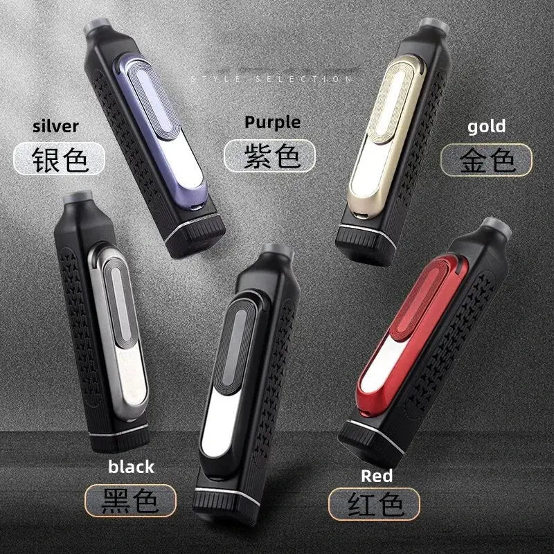 Car Travel Does Not Shed Ash Smoking Artifact Environmentally Friendly Portable Mini Ashtray with USB Rechargeable Lighter - HASHTAG