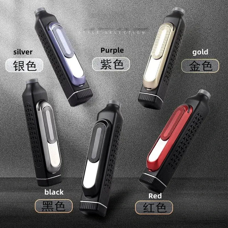 Car Travel Does Not Shed Ash Smoking Artifact Environmentally Friendly Portable Mini Ashtray with USB Rechargeable Lighter - HASHTAG