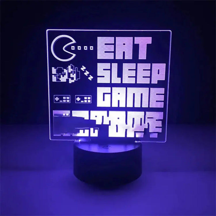 3D LED Gaming Setup RGB Lamp USB Powered Gaming Room Children&