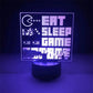 3D LED Gaming Setup RGB Lamp USB Powered Gaming Room Children&
