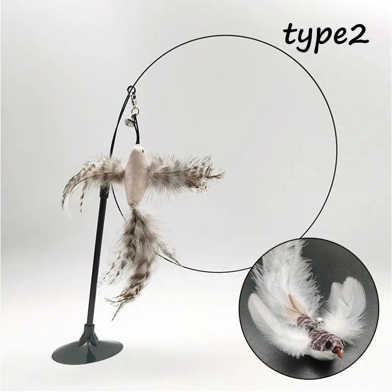 Detachable Wire Rod Sucker Cat Stick AliExpress