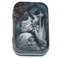 Flip Cap Cigarette Case Rectangle Container Tinplate Box Tobacco Storage Smoking Accessories Jewelry Candy Coin Key Organizer - HASHTAG