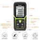 Laser Rangefinder Distance Meter 330Ft/100M Backlit LCD Laser Measure M/In/Ft with Li-Ion Battery & Electric Angle Sensor