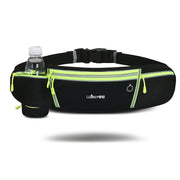 Luan Miao Sports Waist Pack - Black & White, Waterproof Polyester, Adjustable Strap, Multi-Pocket Design for Running, Hiking, and Fitness, Outdoor Gear | Adjustable Waist Pack | Durable Zipper Closure, Running Gear HASHTAG