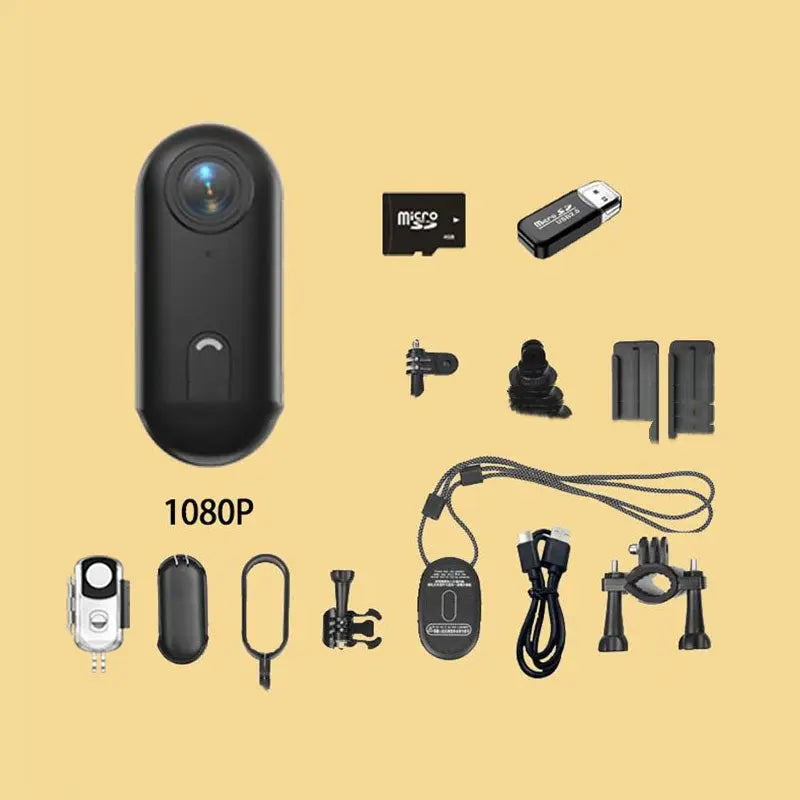 Outdoor Sports Camera In Helmet Motorcycle Bike Sport Mini Filming Bicycle Action 4K Professional Body Cam And Video Cameras - HASHTAG