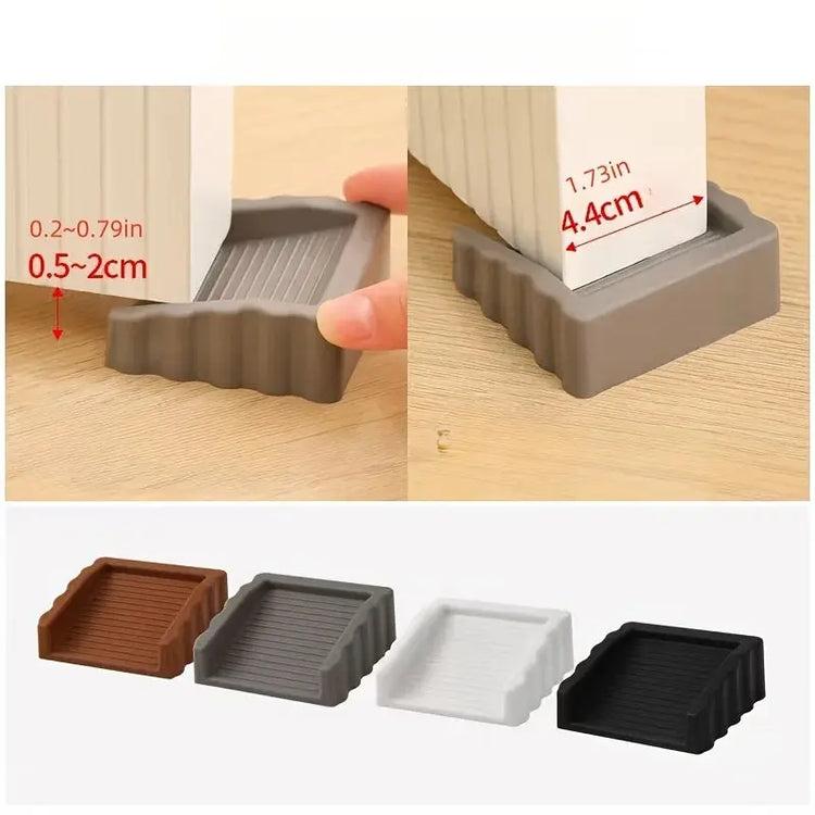TPR Door Stop Wedge Safety Stopper Reusable Shock Absorbent Home Office Anti-Folder Hand Door Bottom Stopper Anti-collision Stop - HASHTAG