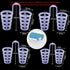 New Blue Silicone 4/8Pcs/Set Snoring Solution anti Snoring Devices Snore Nose Vents Nasal Dilators for Better Sleep Sleeping Aid
