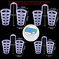 New Blue Silicone 4/8Pcs/Set Snoring Solution anti Snoring Devices Snore Nose Vents Nasal Dilators for Better Sleep Sleeping Aid