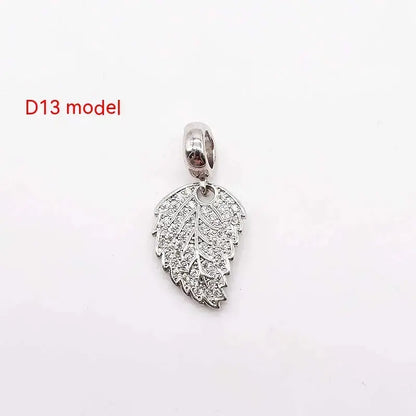 14K Gold Copper Plating Large Hole Spacer Bead Pendant Charms Liebe - Making Life Easier