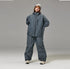 Unisex Windproof And Waterproof Loose-fitting Fashionable Ski Suit Set HASHTAG