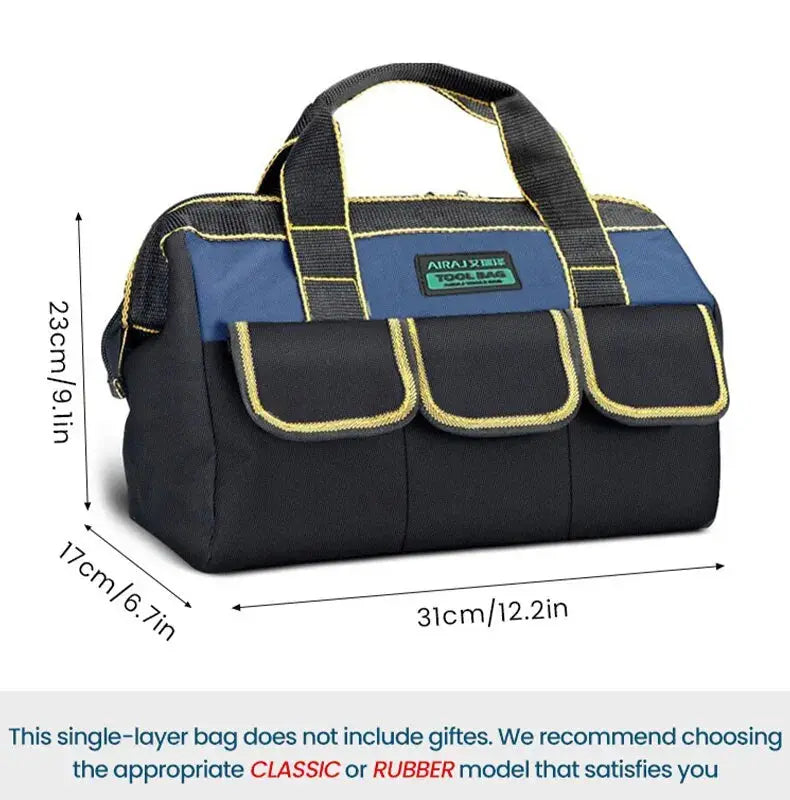 AIRAJ Multifunctional Tool Bags 1680D Oxford Cloth Electrician Bags Waterproof and Wear-Resistant High Capacity Storage Bags - My Hashtag Shop