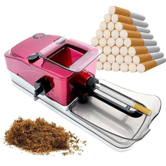 3 in 1 Electric Cigarette Rolling Machine Filling Tobacco Cigarette Device for 5.5/6.5/8mm Cigarette Roller Maker Smoking Tools HASHTAG BAR TABACCHI