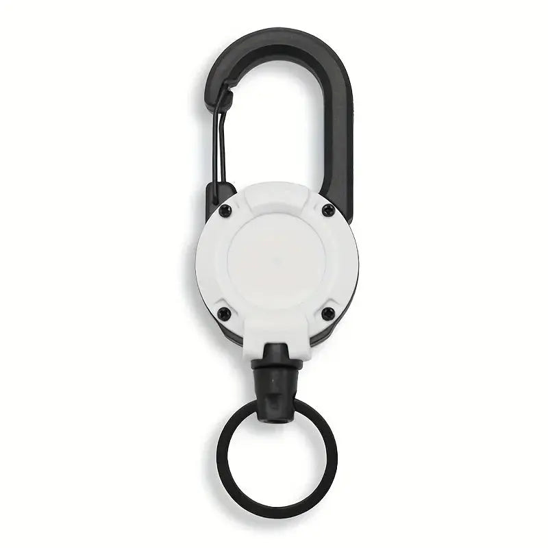 1/2/4pcs Extendable Retractable Holders Keychain Badge Reels Heavy Duty Clip With Carabiner Key Chain For Men Outdoor Bags - My Hashtag Shop