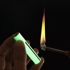 Match Lighter Creative Keychain Pendant Style Metal Waterproof Essential Outdoor Survival Igniter  Gadgets for Men HASHTAG BAR TABACCHI