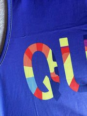 Queen Letter Print Tank Jumpsuit, Slim Solid Casual Jumpsuit For Spring & Summer, Women's Clothing HASHTAG