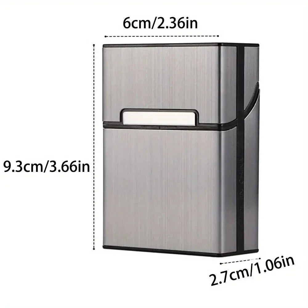 Personalized Name Cigarette Box - Metal Case for Waterproof Cigarette Preservation Men&