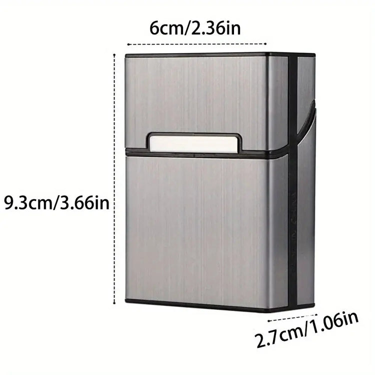 Personalized Name Cigarette Box - Metal Case for Waterproof Cigarette Preservation Men&