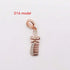 14K Gold Copper Plating Large Hole Spacer Bead Pendant Charms Liebe - Making Life Easier