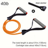 High Quality Latex Resistance Band With Big Handles And Door Anchor, Exercise Bands, Workout Bands, Suitable For Fitness Strength Training, Yoga, Pilates, Home Gym HASHTAG