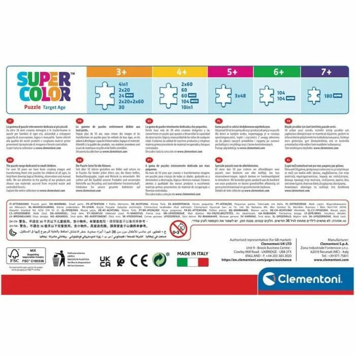 Puzzle Clementoni Stitch 2 Pieces (2 Units)-1