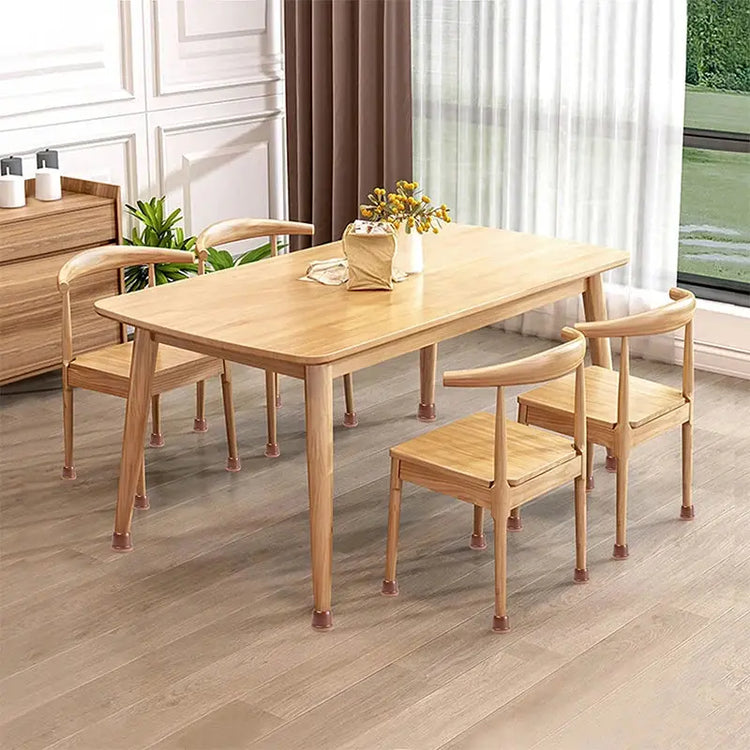 16PCS Transparent Table Chair Leg Protectors Caps Round Square for Furniture Foot Legs Cover Floor Protector with Felt Bottom - HASHTAG