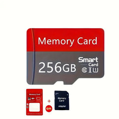 2024 Class 10 SD Card 256GB 128GB 64GB High Speed Flash Card Micro SD TF/SD Tablet/Camera/Phone Card 4K Ultra HD PSP Game PRO Display Car Computer Phone Earphone Speaker HASHTAG