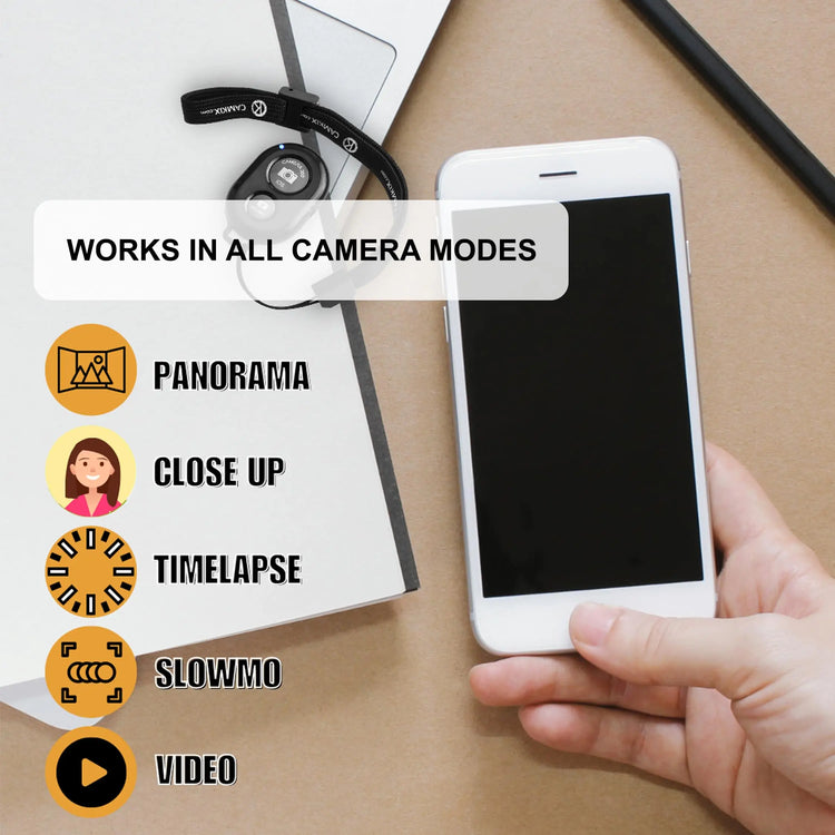 Telecomando Bluetooth wireless CAMKIX per smartphone - My Hashtag Shop