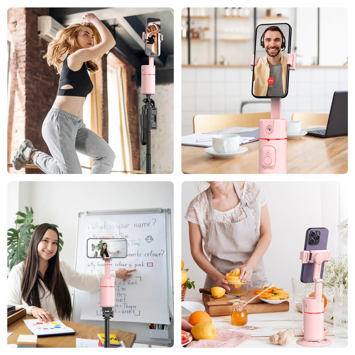 Treppiede con rilevamento automatico del viso senza app - My Hashtag Shop