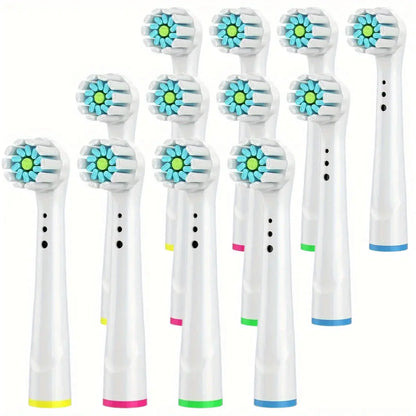 4/12/16/20 Pcs Replacement Toothbrush Heads Compatible with Oral-B Braun Professional Electric Toothbrush Heads Brush Heads - HASHTAG
