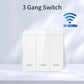 1/2/3Gang Wall Switch RF 433Mhz Wireless Light Switch Tuya Smart Wifi Switch Smart Life APP Voice Control with Alexa Google Home