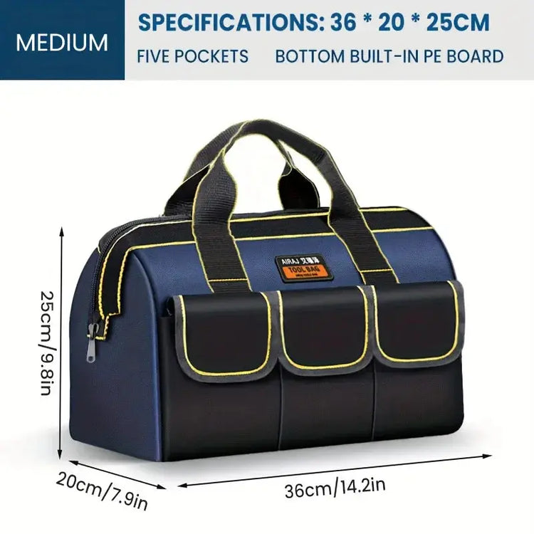 AIRAJ Multifunctional Tool Bags 1680D Oxford Cloth Electrician Bags Waterproof and Wear-Resistant High Capacity Storage Bags - My Hashtag Shop