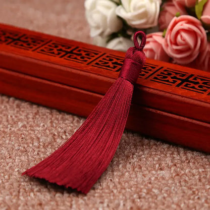 Bookmark Polyester Faux Ice Silk Coil Tassel Chinese Design - HASHTAG