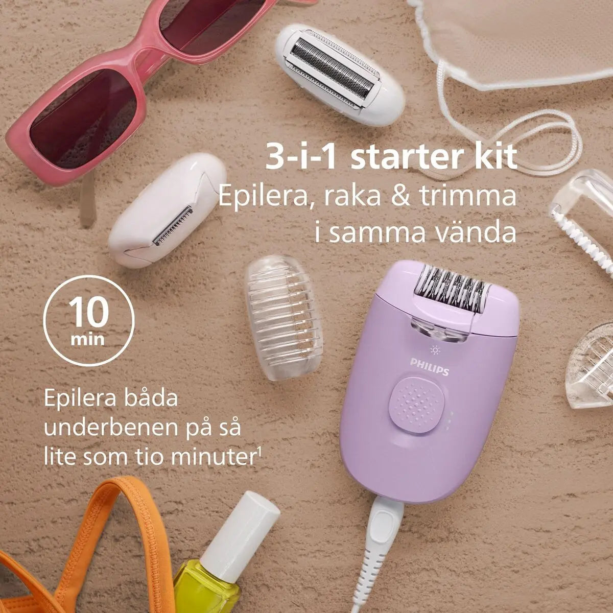 Electric Hair Remover Philips BRE257/00     *-2