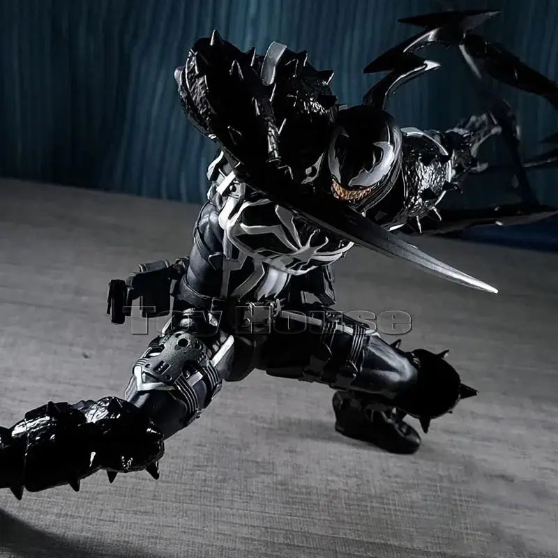 In Stock Ct Toys Venom Action Figure Kaiyodo Figurine Marvel Movable Collection Eugene Thompson Ko Model Decorate Toys Kids Gift - HASHTAG