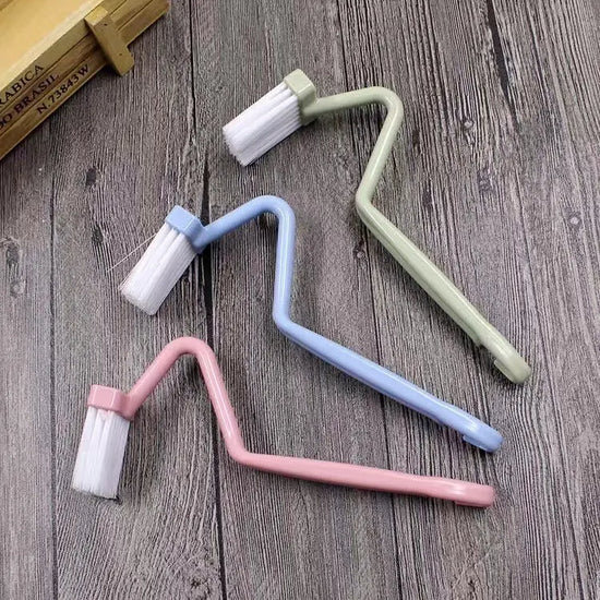 Curved Toilet Brush Gap Cleaning Utensile Bathroom Accessory Long Handle Wall Mounted Toilet Soft Bristle Brush Plastic Durable AliExpress