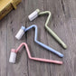 Curved Toilet Brush Gap Cleaning Utensile Bathroom Accessory Long Handle Wall Mounted Toilet Soft Bristle Brush Plastic Durable AliExpress