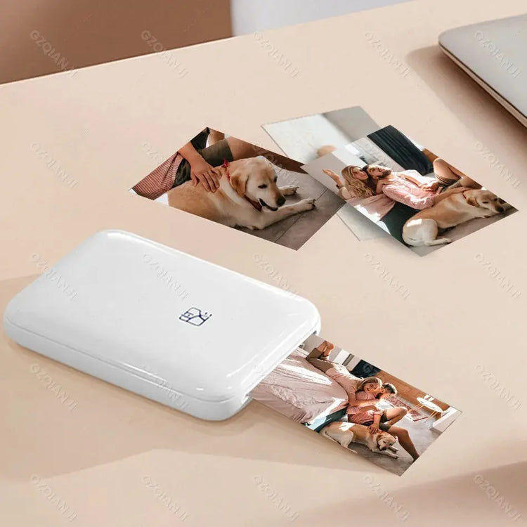HPRT MT53 Portable Mni Mobile Pocket Printer BT Wireless Photo Printer with Zink Technology 2x3 Inch Color Photo Printer Maker - My Hashtag Shop