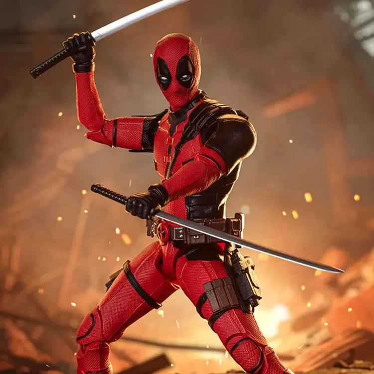 New ZD Toys Deadpool & Wolverine Model 7in 1/10 Action Figures Deadpool Model Marvel Superheroes Collection Ornaments Boys Gifts - HASHTAG