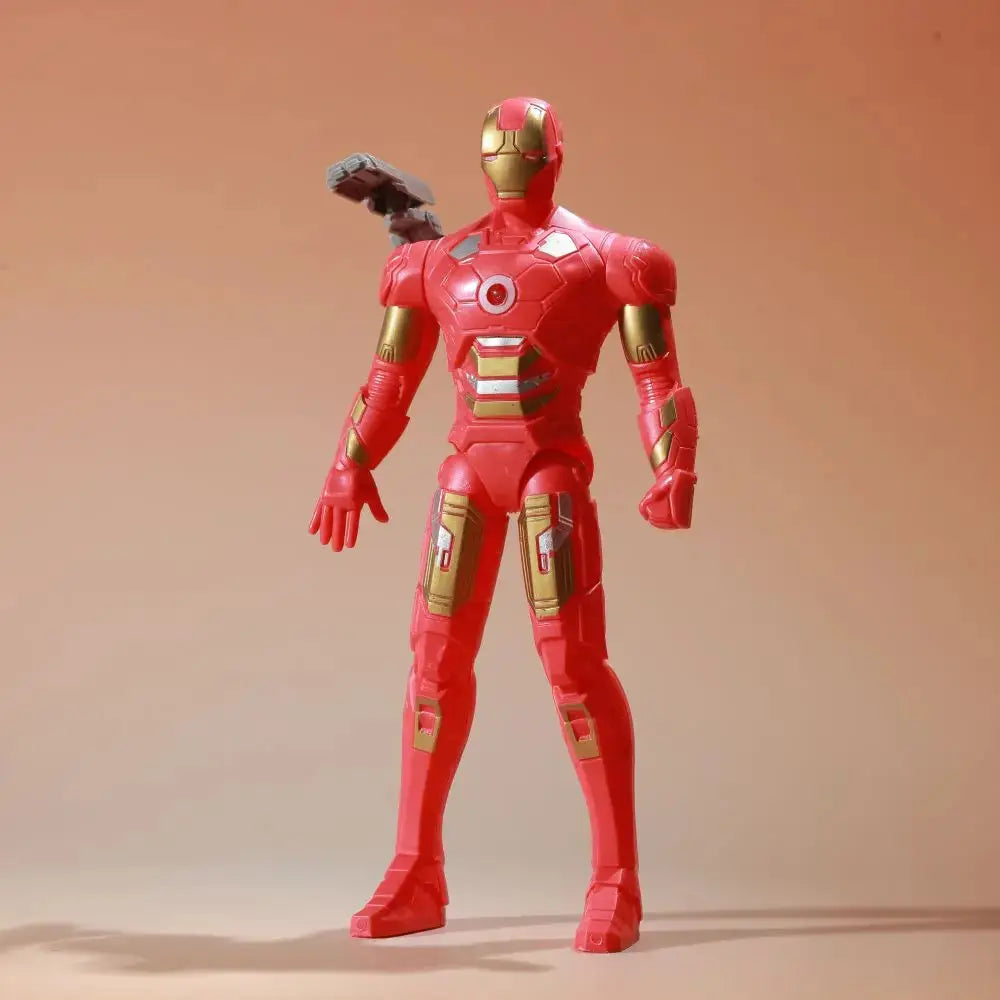 Avengers Anime Action Figure Spiderman Iron Man Captain America Marvel PVC Doll Boys Kids Toys Children Christmas Birthday Gifts - HASHTAG