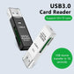 2 IN 1 USB 3.0 /USB 2.0 Card Reader SD TF Card Memory Card Reader High Speed Smart Card reader Adapter For PC Laptop Accessories - HASHTAG